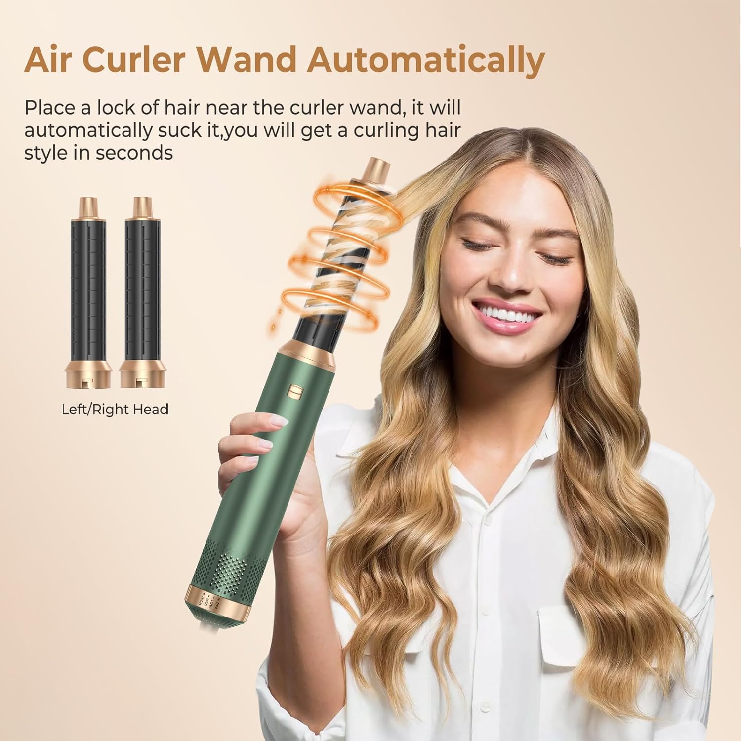 5-in-1 Blow Dryer Brush Kit with Negative Ion Technology for Silky Smooth Hair - Image 2
