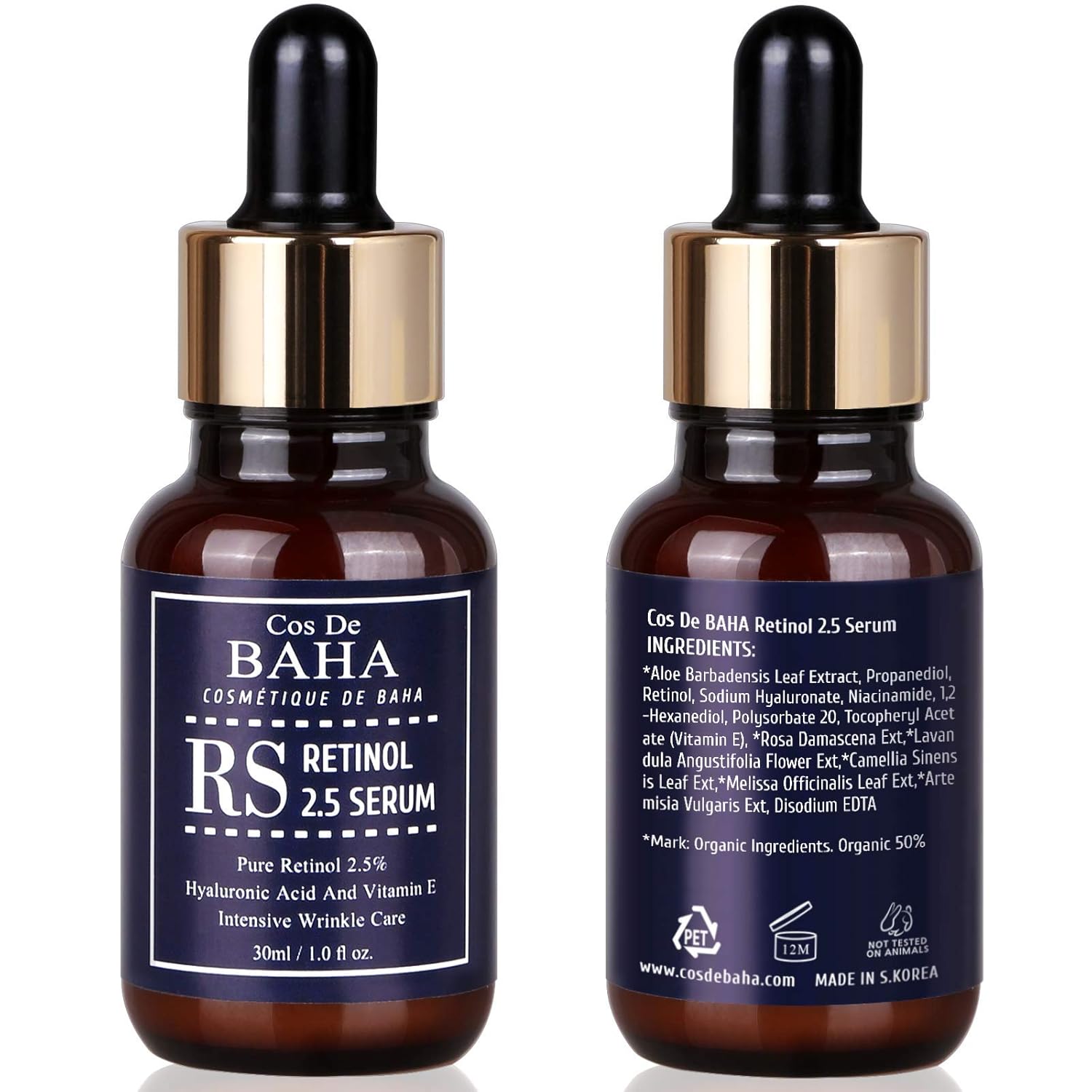 Retinol 2.5% Facial Serum with Vitamin E, Age Spot and Crepe Erase, 1 Fl Oz - Image 8