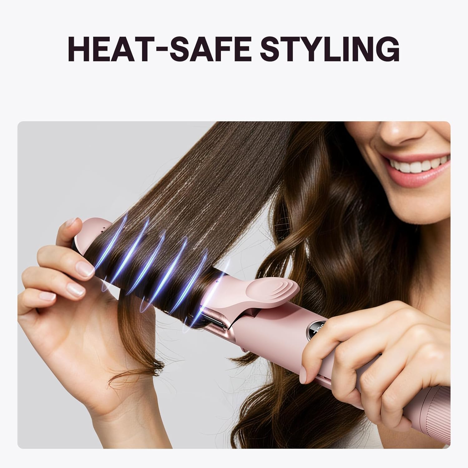 Wavytalk Whirlwind Pro 1.25" 2-in-1 Curling and Flat Iron with 3 Air Modes - Image 6