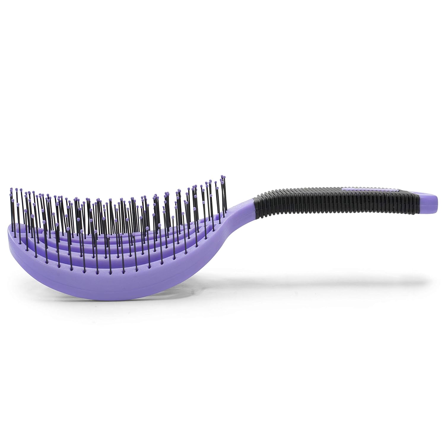 NuWay 4HAIR DoubleC Violet Detangling Brush U.S. Patented Design Hair Dryer Safe - Image 5