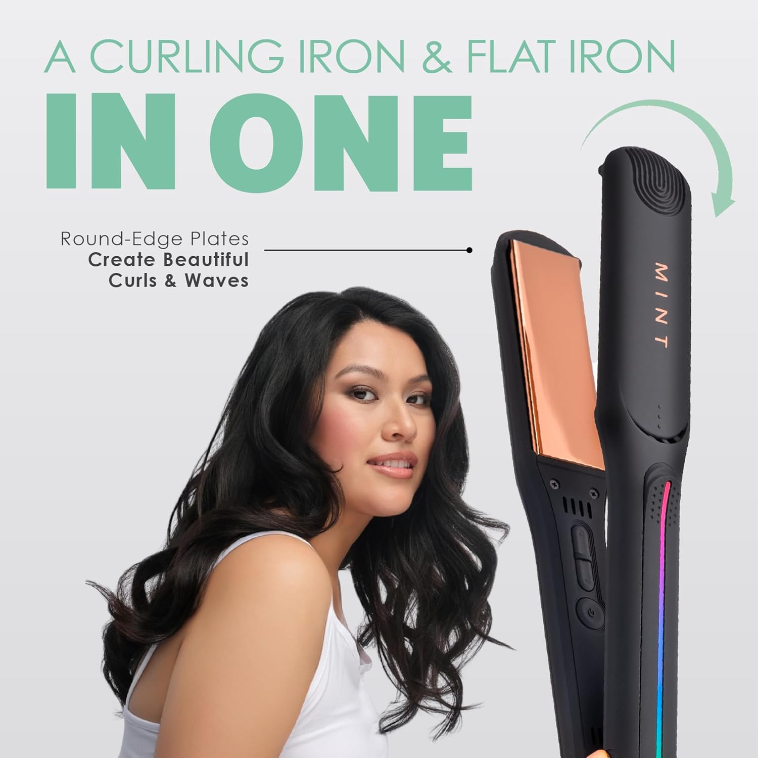 MIRA Professional Series 1 1/4 Inch Titanium Flat Iron Hair Straightener for All Hair Types - Image 7