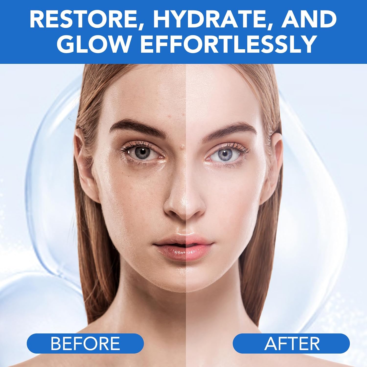 60-Count Single Use Hyaluronic Acid Serum Tubes 3% Moisturizer for Face Acne Scars - Image 6