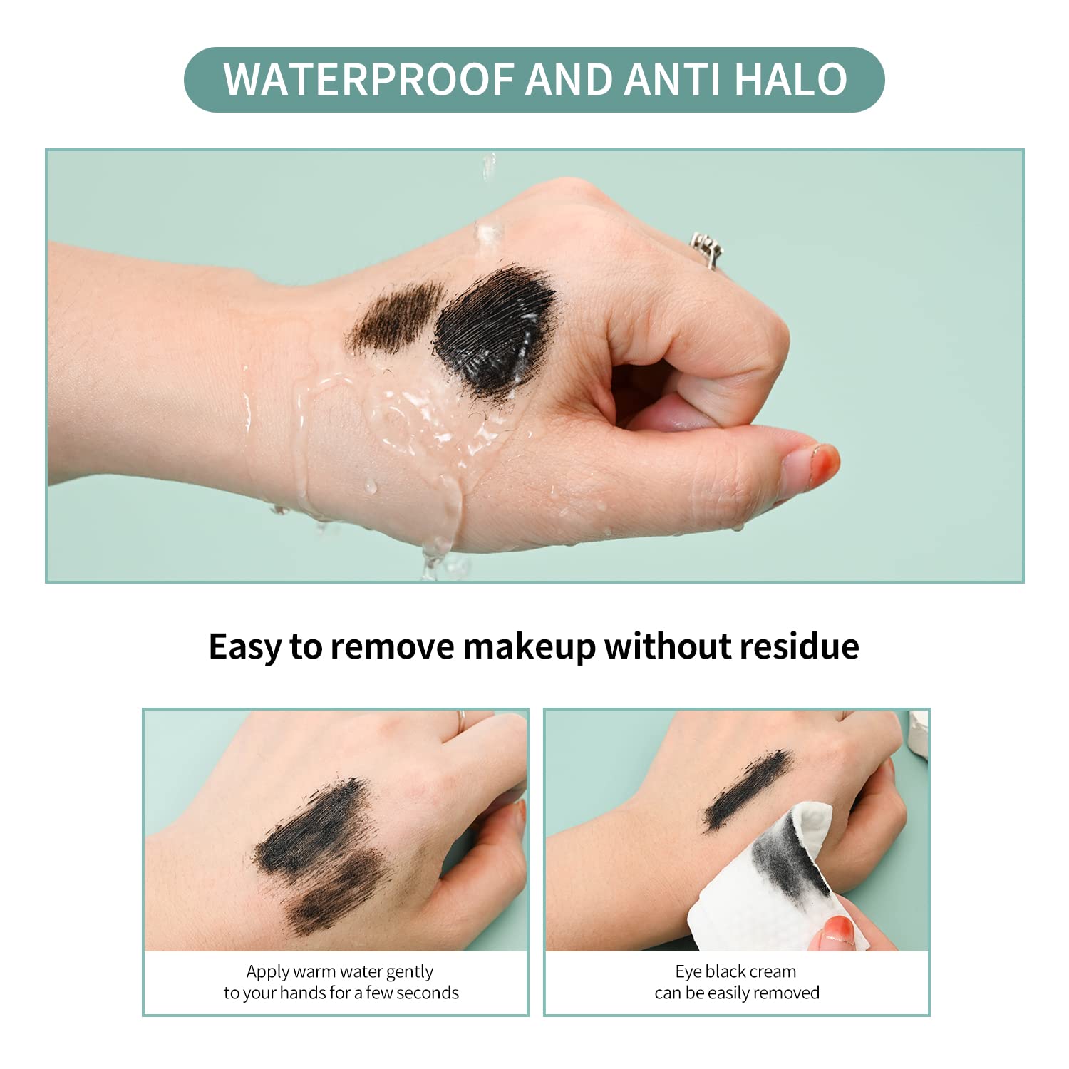 10ml 2-in-1 Waterproof Mascara Lengthening Thickening 4D Silk Fiber Formula - Image 6
