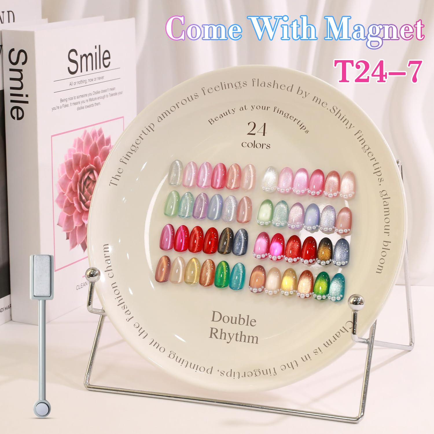 Double Rhythm 28 Piece 0.5oz Soak Off Gel Nail Polish Set for Home DIY Nail Art - Image 4