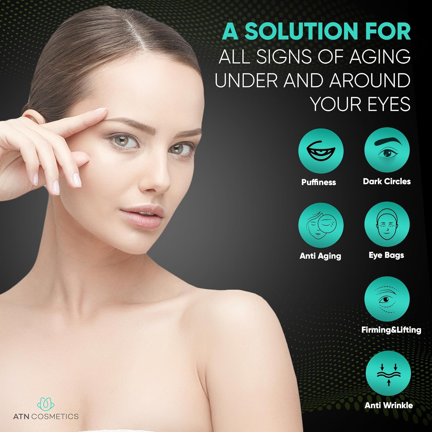 Caffeine Collagen Eye Cream for All Skin Types, Wrinkle and Puffiness Reduction, 1.7 oz - Image 5