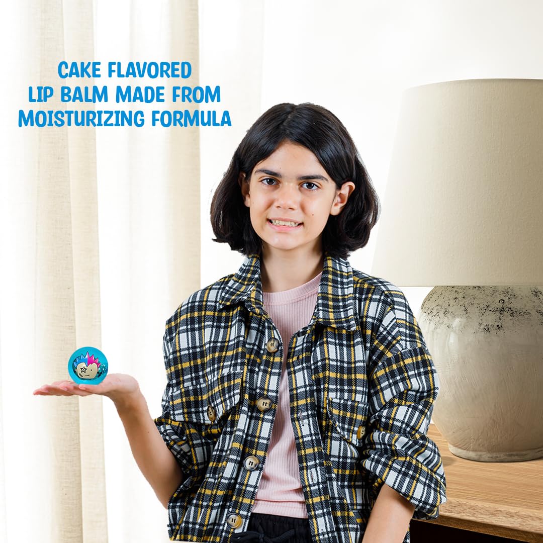 Moisturizing Twist-Off Ball Lip Balm for All Ages, Travel Size, Cake Flavor - Image 4