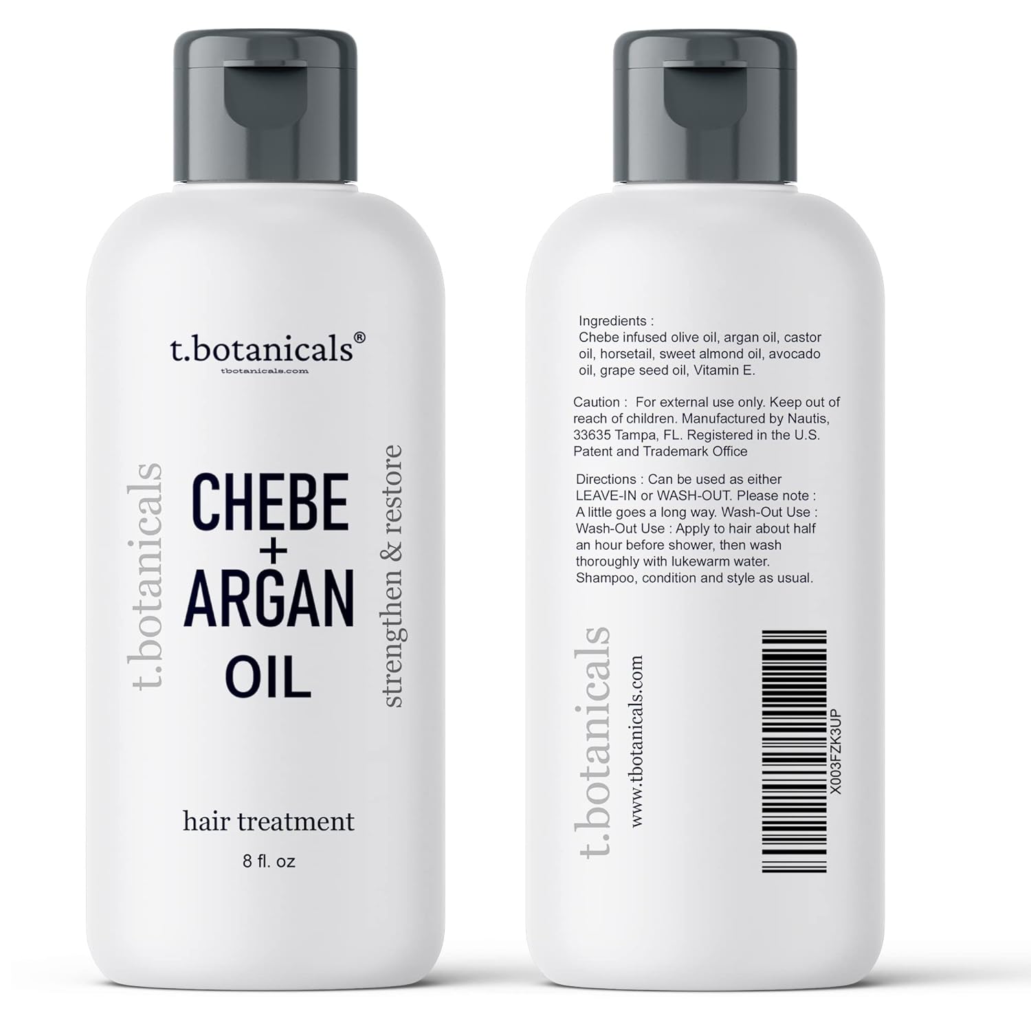 Chebe Hair Growth Oil with Argan Oil and Lavender 8 oz Bottle - Image 2