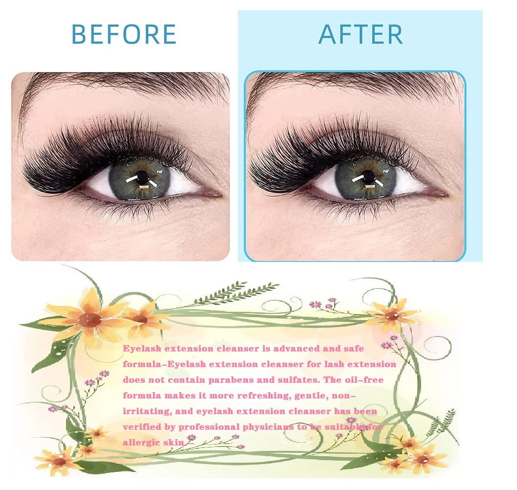Unscented Eyelash Extension Foaming Shampoo Concentrate 100ml Makes 20 Bottles - Image 6