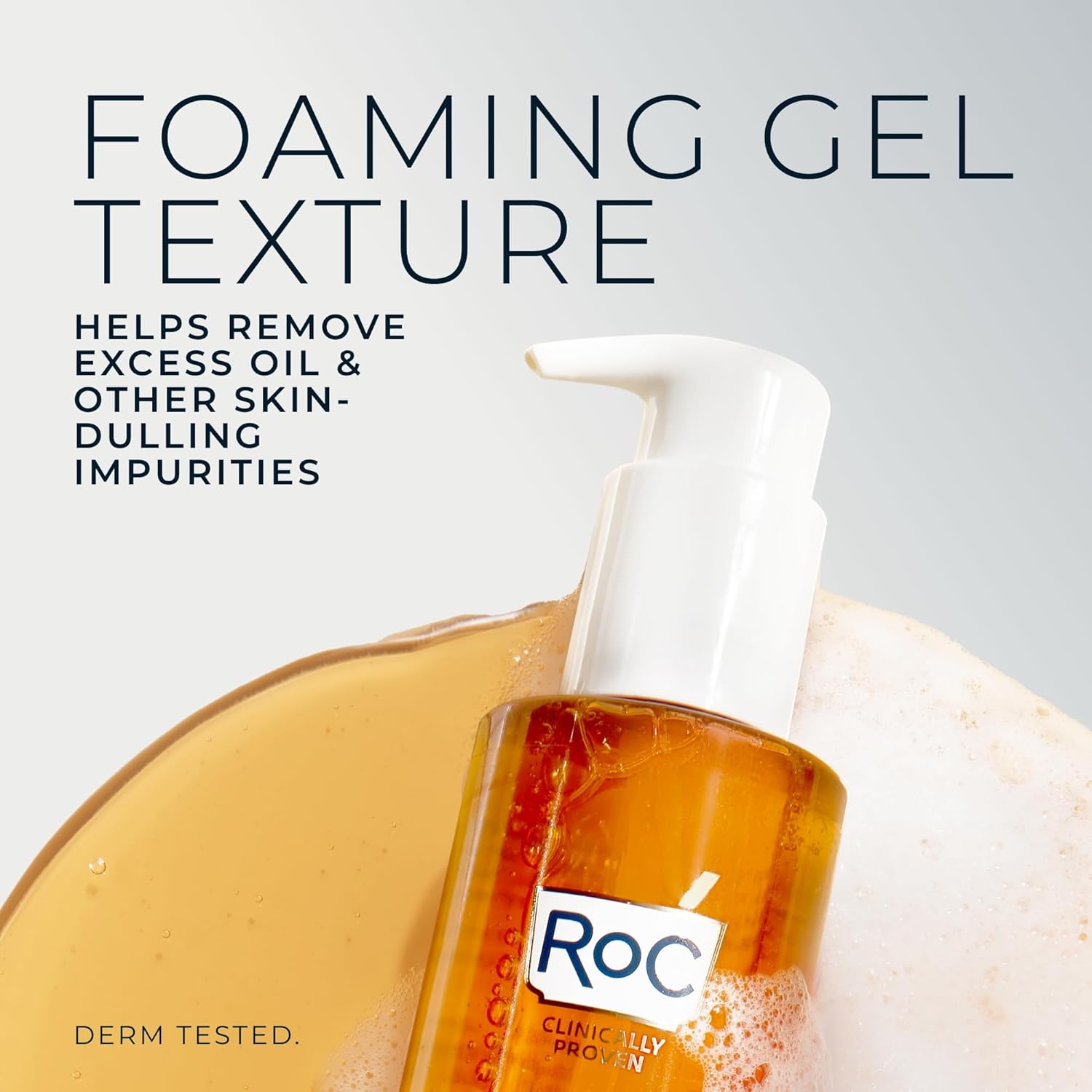 RoC Multi Correxion Revive + Glow Gel Facial Cleanser 6 Ounces Vitamin C Glycolic Acid - Image 6