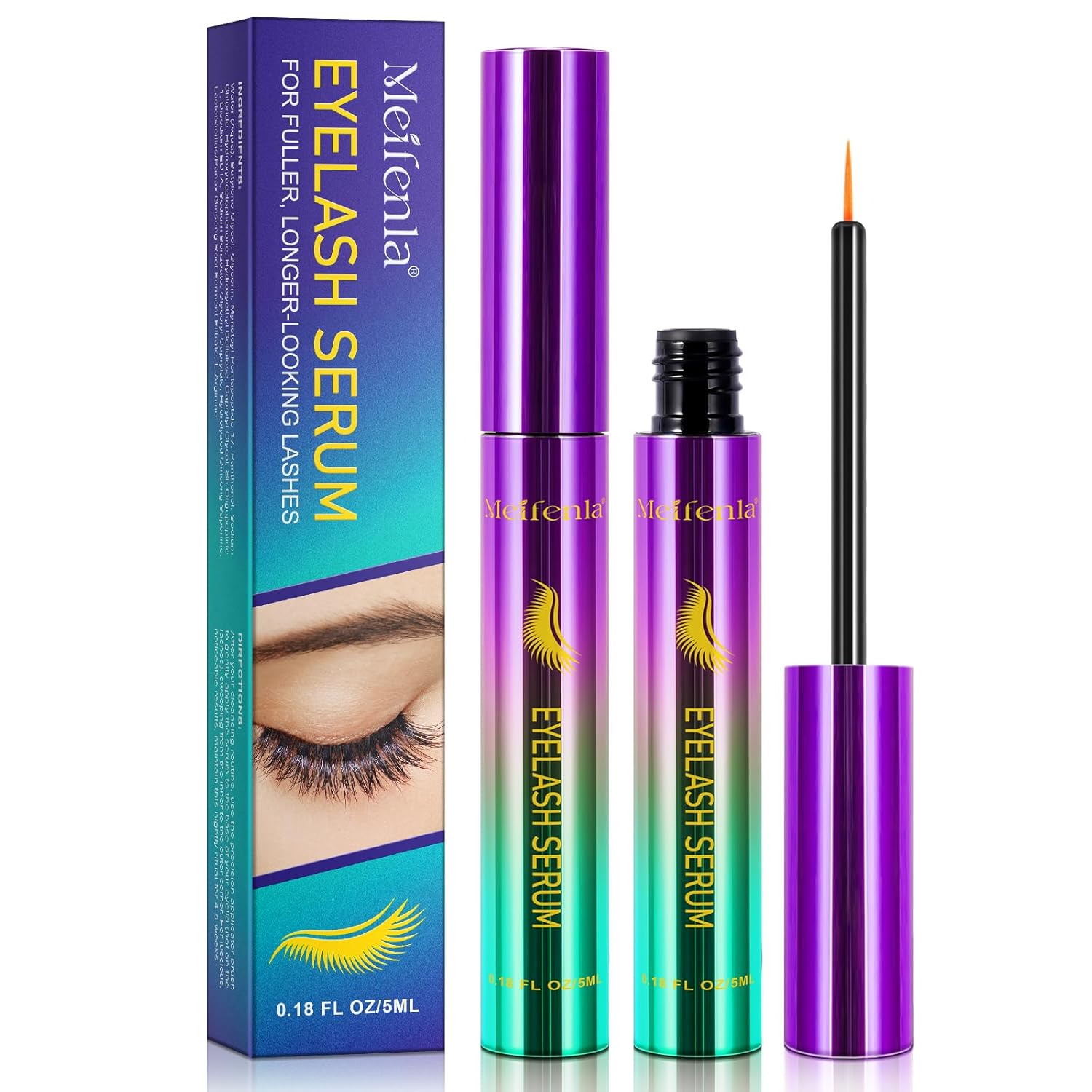 Lash Growth Serum for Thicker Fuller Longer Lashes Sensitive Eyes Gentle Formula - Image 13