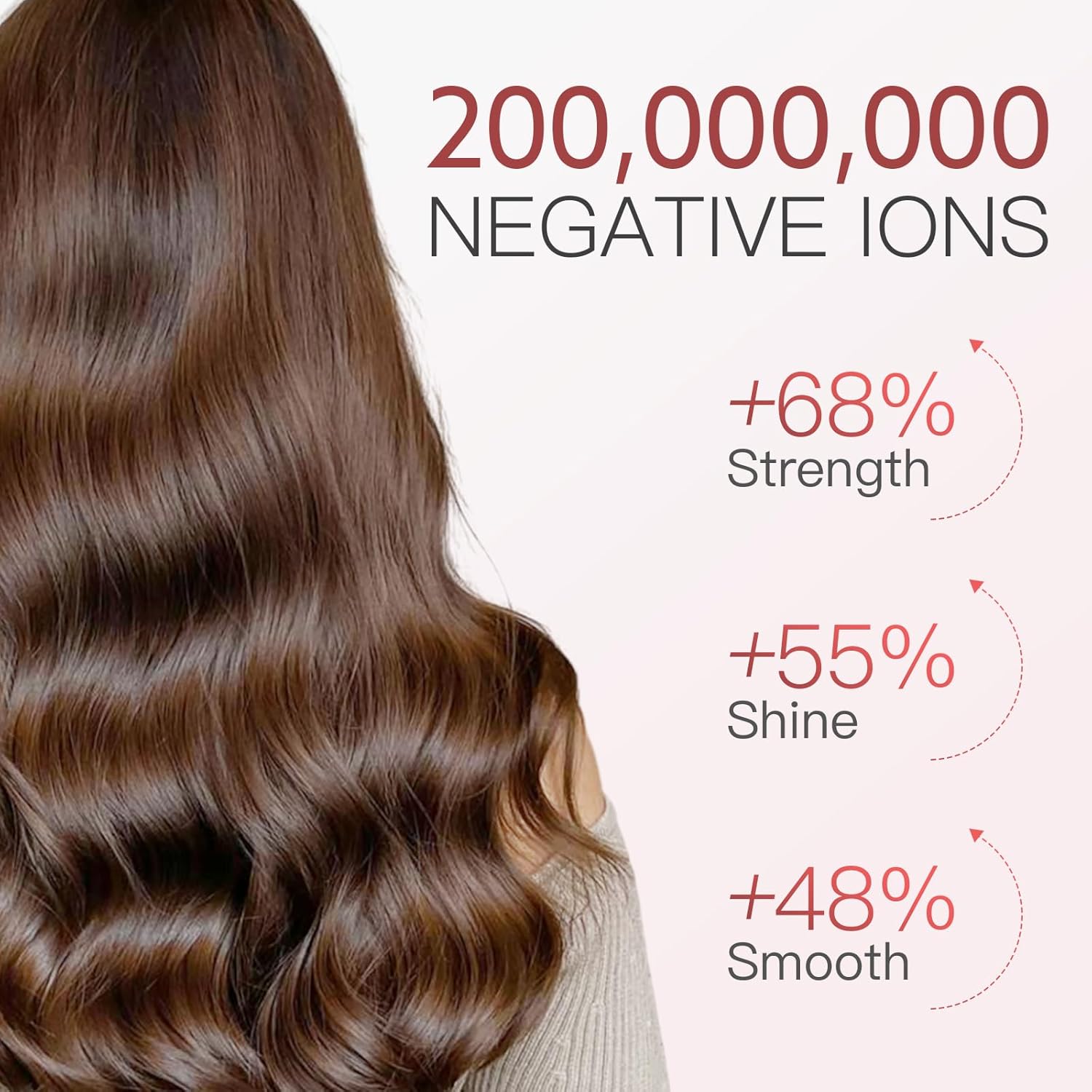 Super Mini Ionic Travel Hair Dryer Pink 200 Million Negative Ions with Diffuser - Image 6