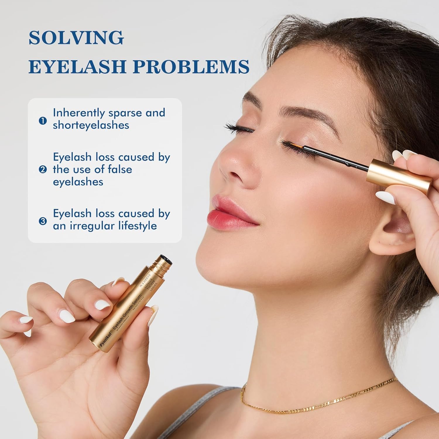 4mL Eyelash Growth Serum with Biotin and Peptides for Thicker Longer Lashes - Image 4