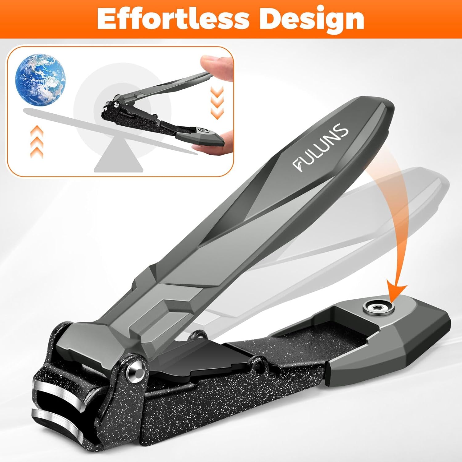 Heavy Duty Nail Clipper Set with Catcher, Ultra Sharp for Men, Women, and Seniors - Image 5