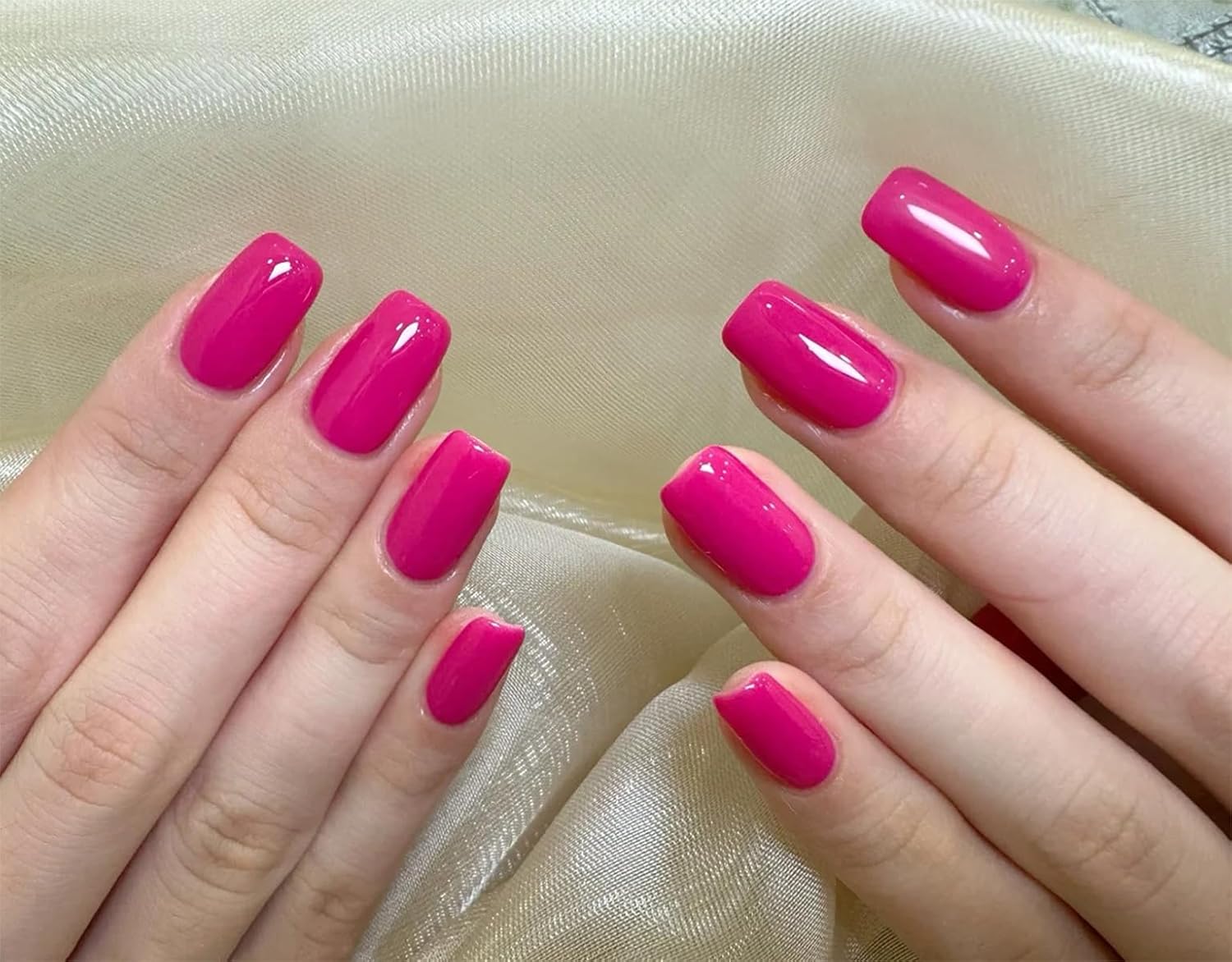 COSMOO 15ml Neon Pink Quick Dry Chip-Resistant Vegan Nail Polish Lacquer - Image 6