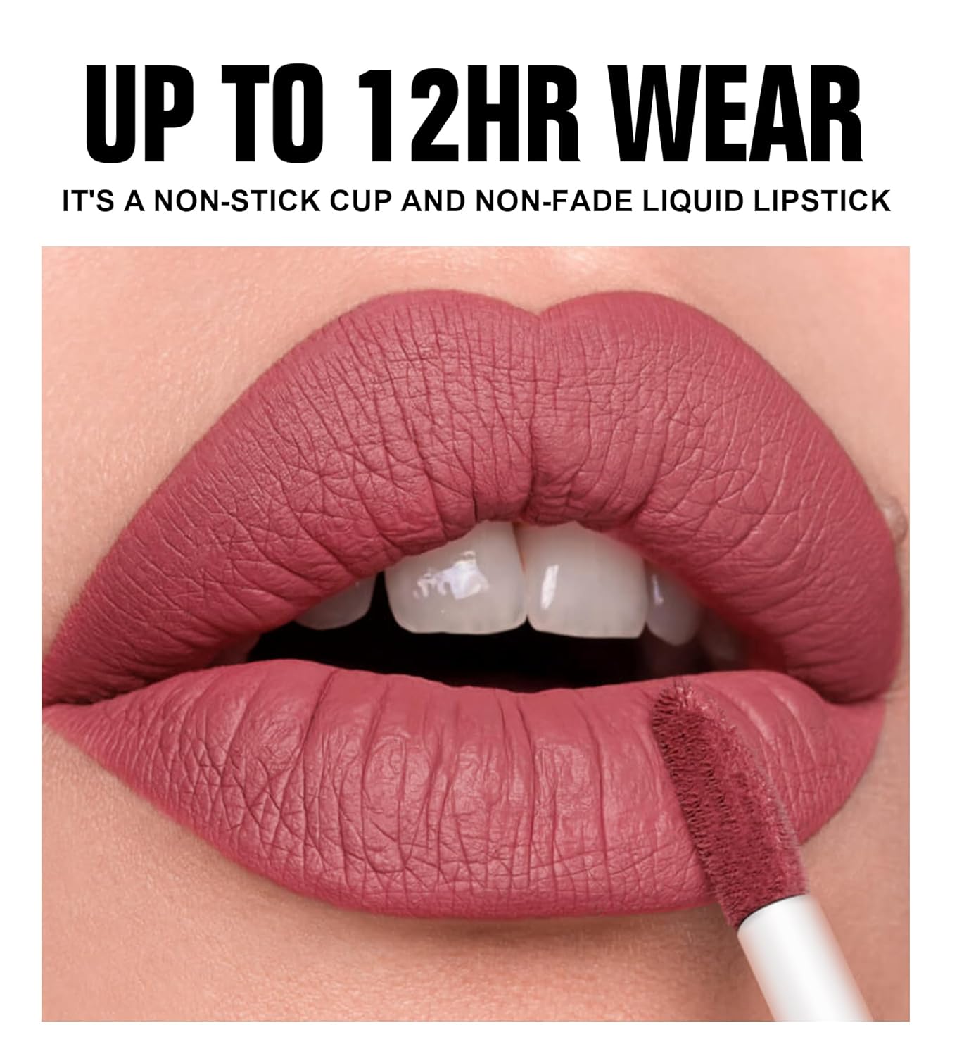 Matte Dark Red Purple Liquid Lipstick Set 6 Colors Waterproof Long Lasting New - Image 5