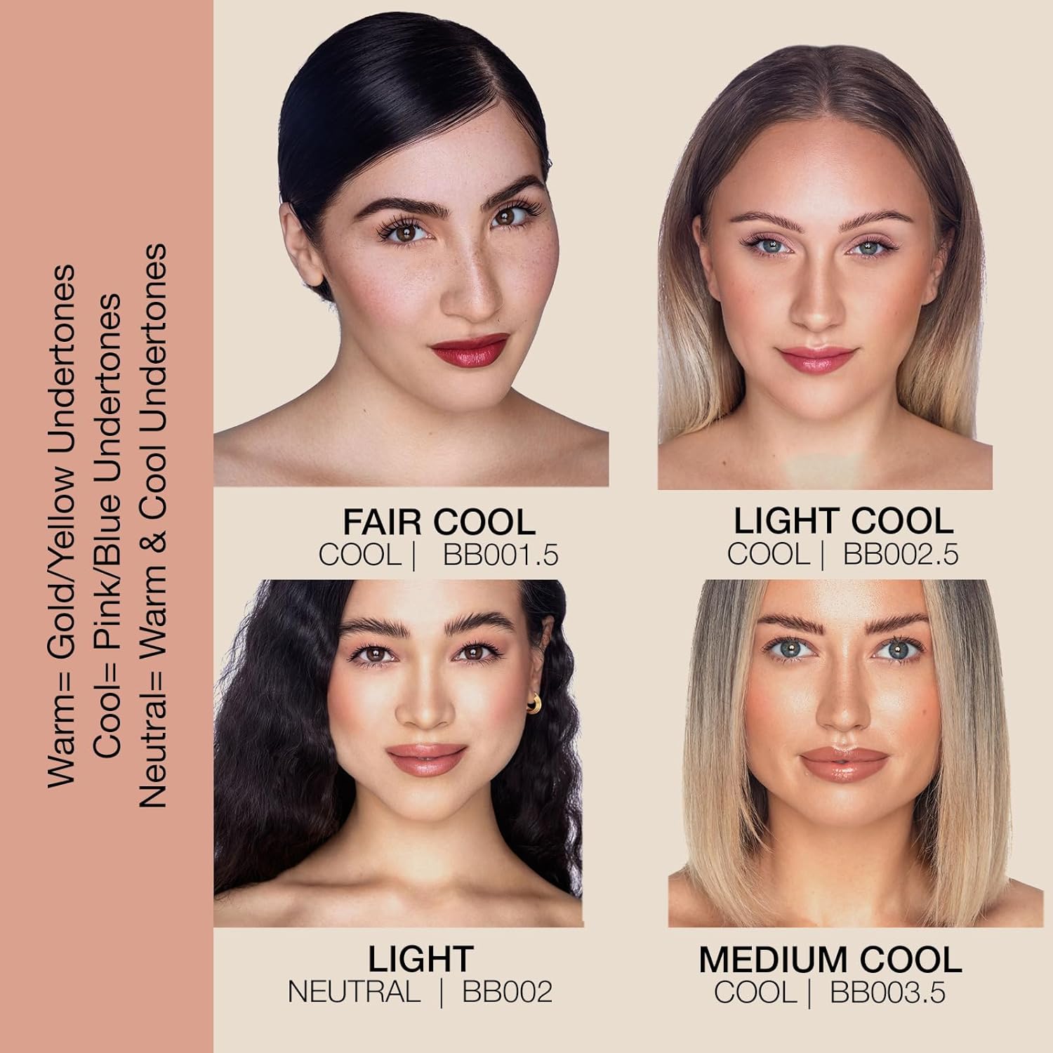 Bellapierre 1.7 oz Dark Cool BB Cream SPF 20 Tinted Sunscreen Foundation Moisturizer - Image 6
