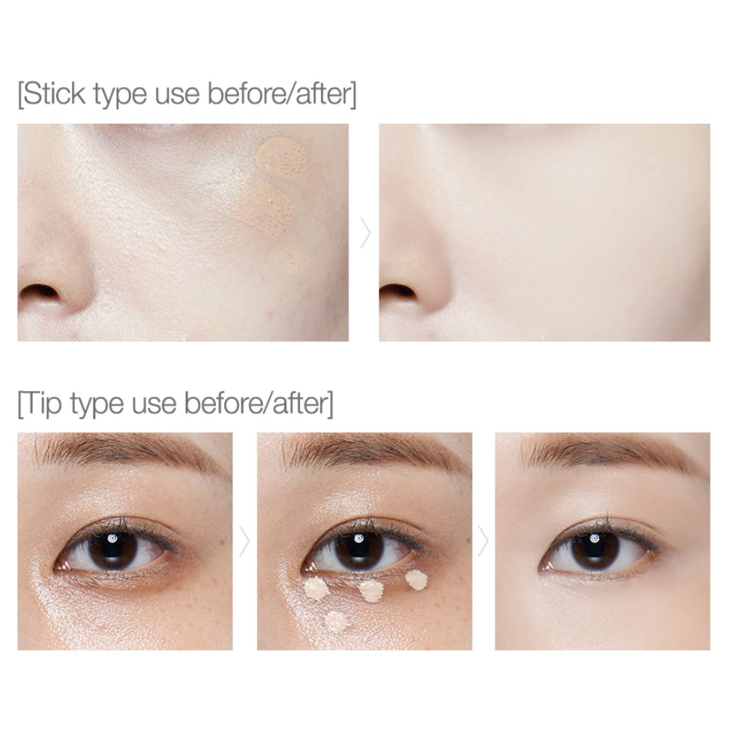 THESAEM Cover Perfection Ideal Concealer Duo 2 x 6g Clear Beige Full Coverage - Image 4
