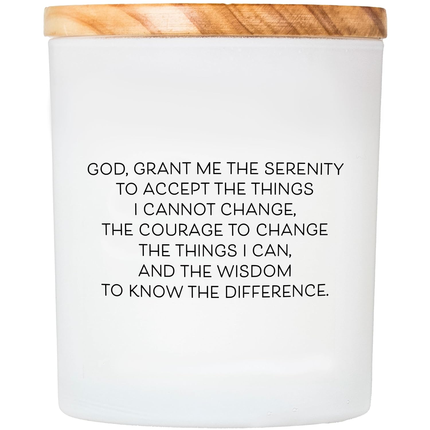 SweetHollow Serenity Prayer Candle Large Coconut Wax Vanilla Cinnamon Scent - Image 2