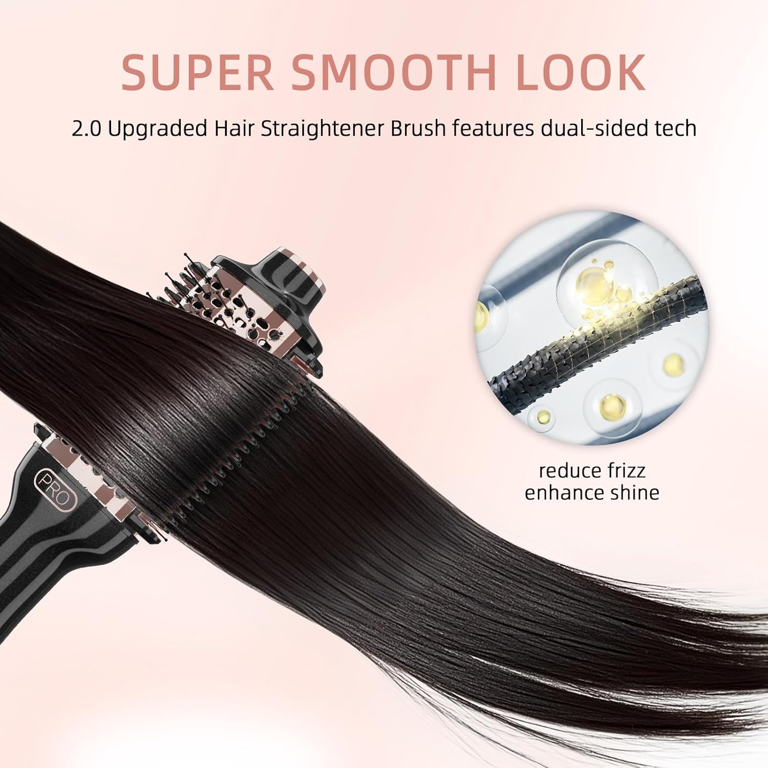 DORISILK 2.0 Upgraded 4-in-1 Hair Dryer Brush and Heated Comb for Smooth Styling - Image 6