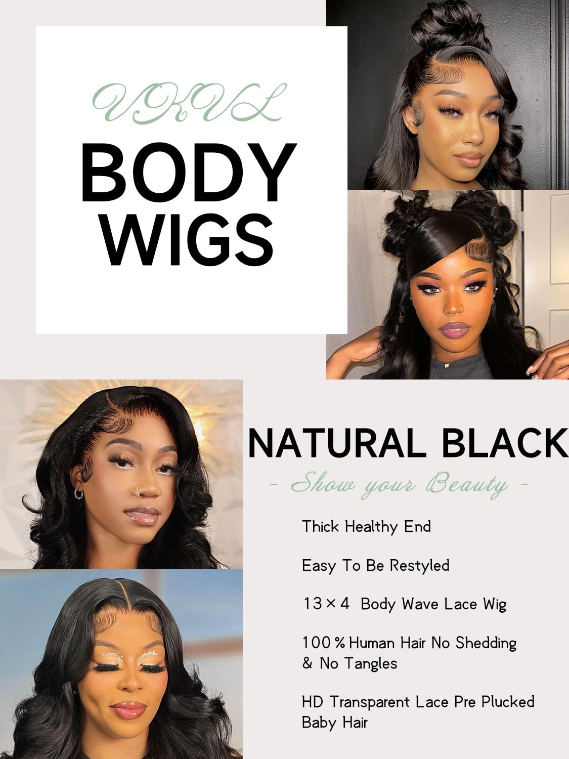 28 Inch 200 Density Body Wave 13x4 HD Lace Front Human Hair Wig Pre Plucked - Image 3