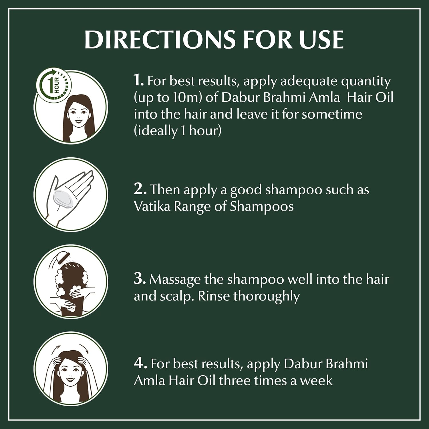 Dabur Brahmi Amla Hair Oil 200ml for Strong, Manageable Hair and Scalp Nourishment - Image 4