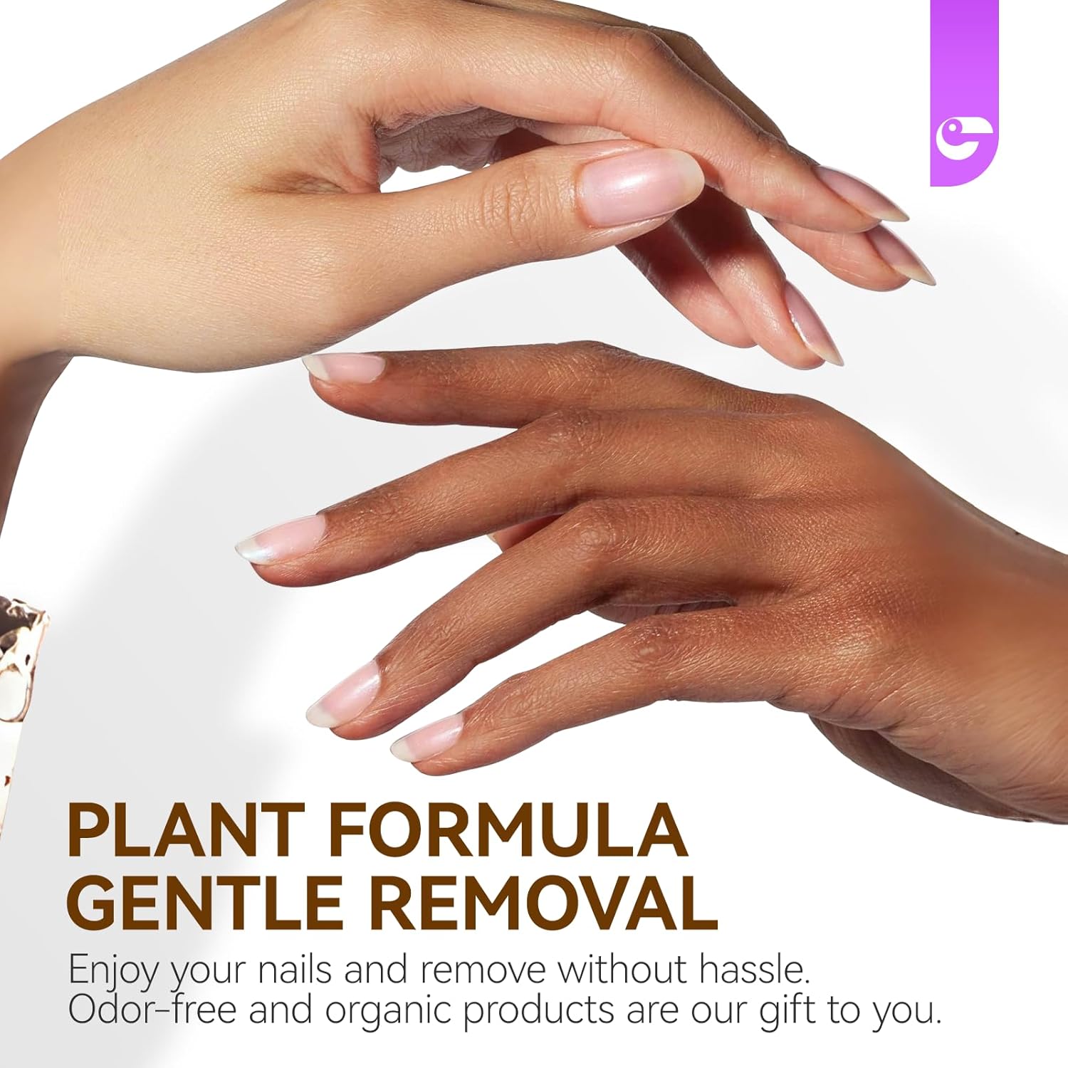 Gentle 4-in-1 Nail Remover Oil 15ml Acetone Free for Gelike EC Press on Nails - Image 3