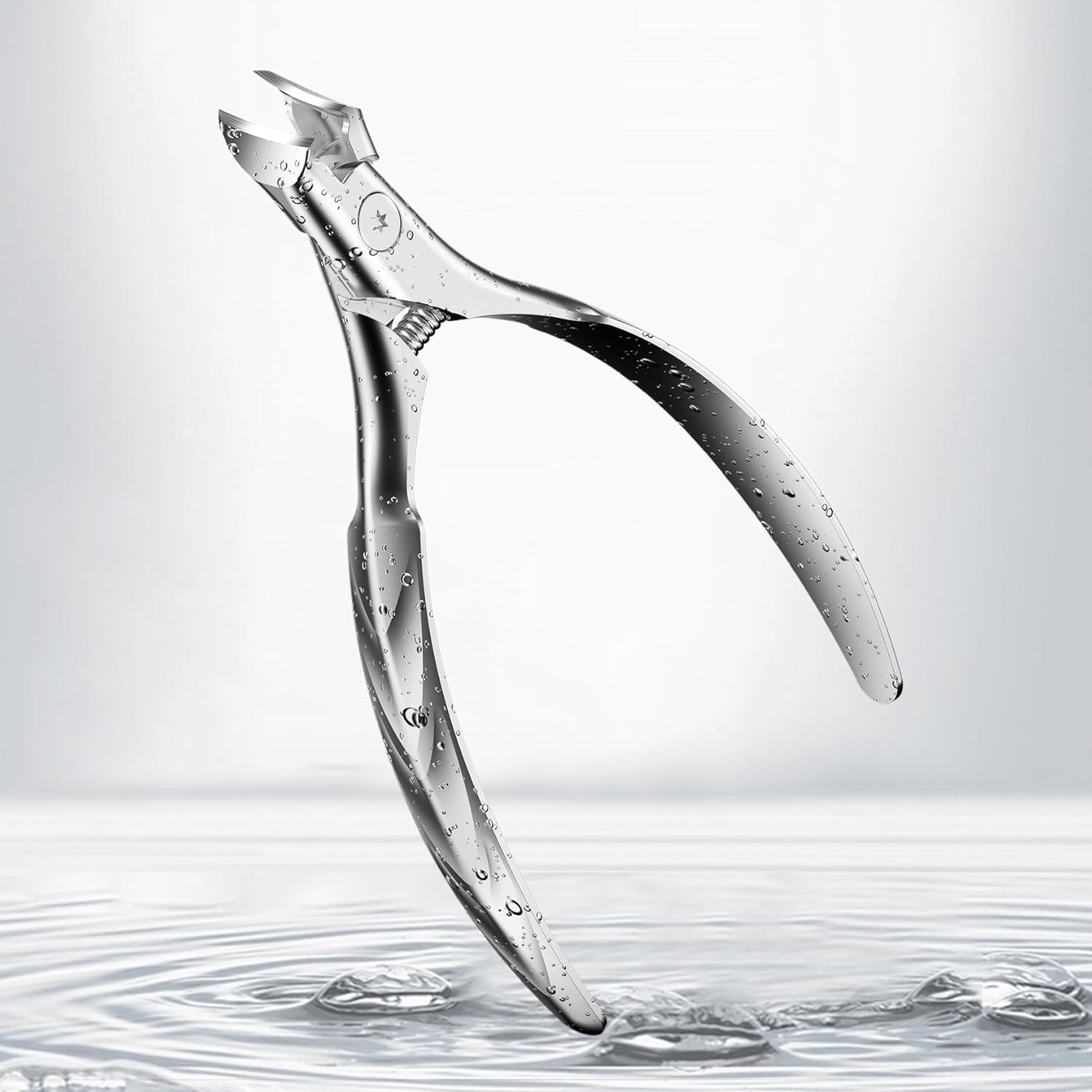 FERYES Stainless Steel Wide Jaw Thick Toenail Clippers with Catcher for Seniors - Image 2