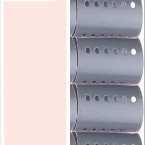 Diane 2-Inch Magnetic Hair Rollers, Secure Hold for Curls and Volume, Ideal for Styling with Pins, Picks, or Clips, Easy to Clean and Maintain, Grey, 12 Count