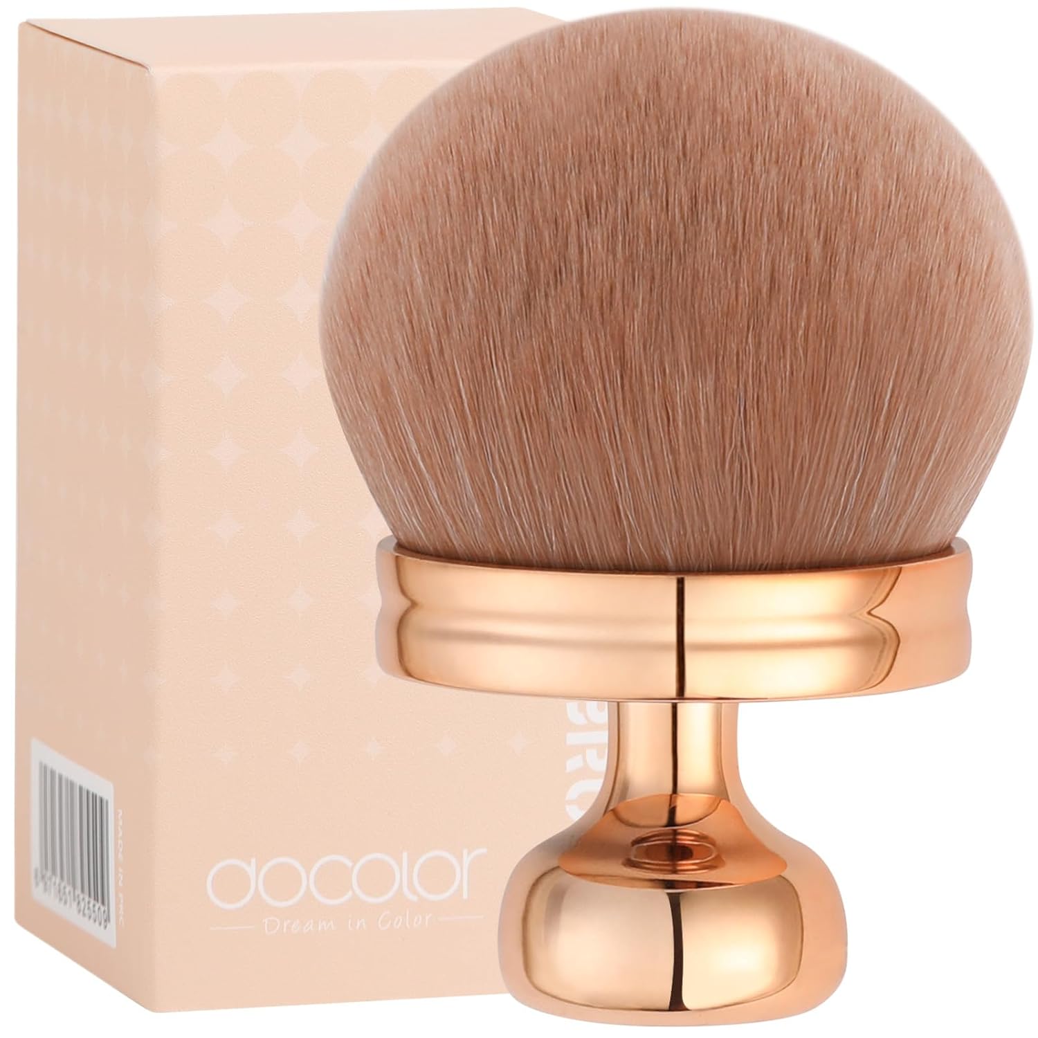 Docolor Extra Large 3 Inch Soft Synthetic Hair Body Makeup Brush for Self Tanner - Image 2