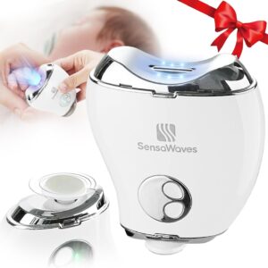 Electric Nail Clipper, 3 in 1 Baby Fingernail Trimmer, Polisher & Clip Storage, LED, USB Rechargeable & 3 Speeds Ideal for Baby, Kids, Seniors, Caregivers