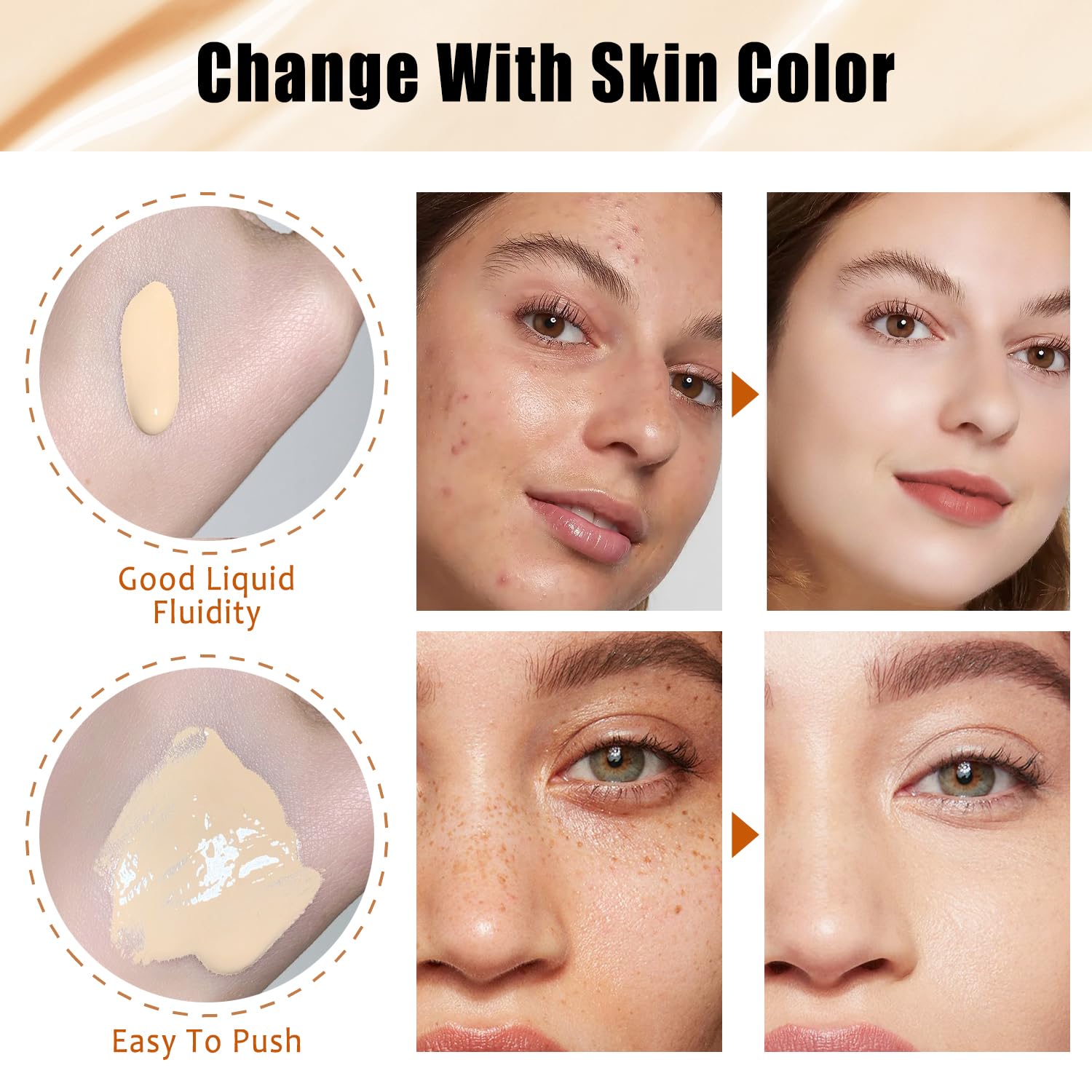 TLM Color Changing Moisturizing BB Cream Foundation with SPF15, 30ml, Natural Finish - Image 3