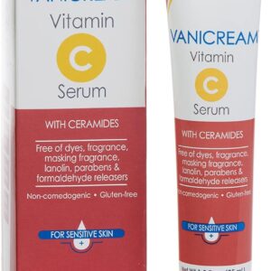 Vanicream Vitamin C Serum, 1.2 Fl Oz, Formulated without Common Irritants for Sensitive Skin, Milky and Lightweight Brightening Serum, Hydrates & Boosts Glow, Dermatologist-Tested