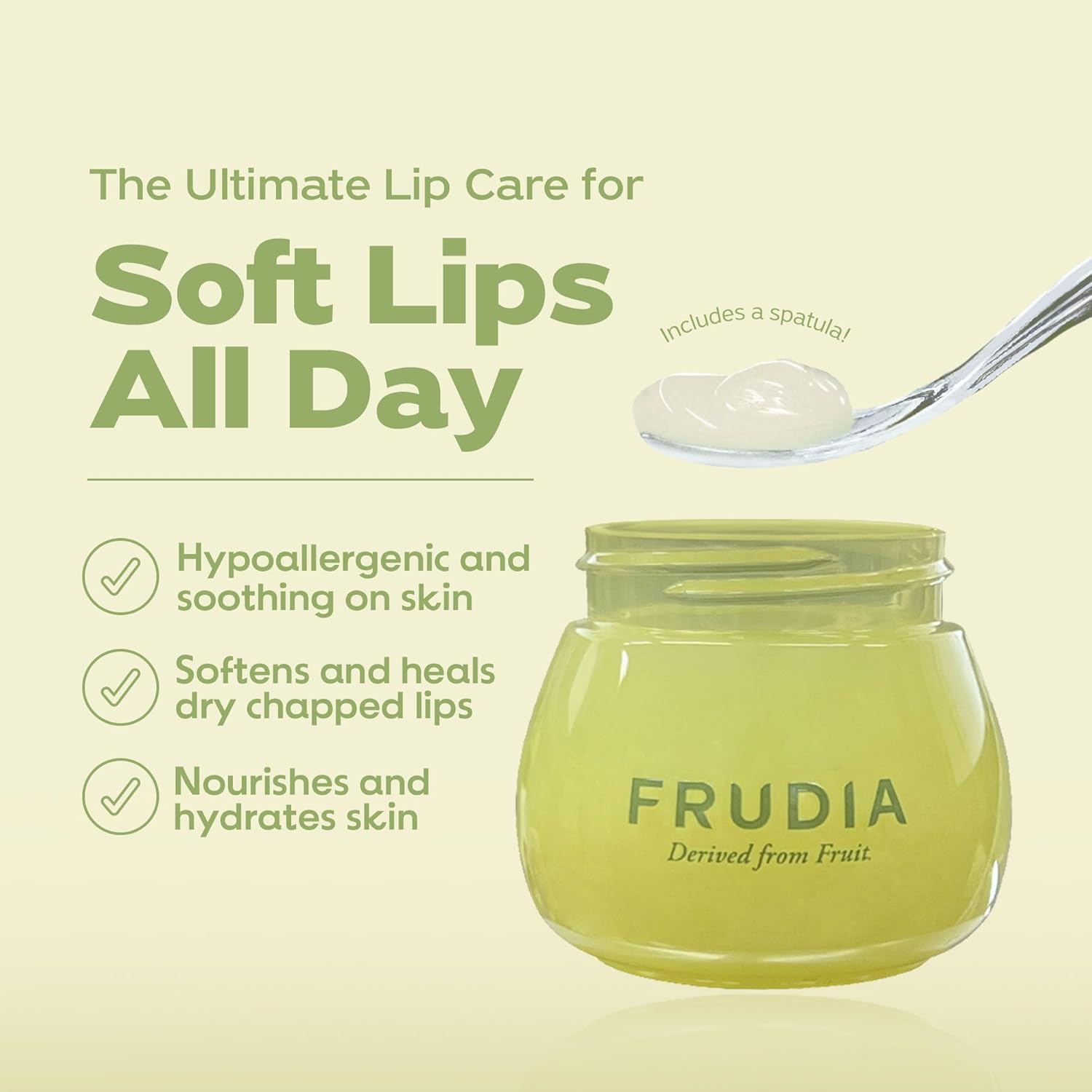 FRUDIA Avocado Cica Relief Vegan Lip Balm 0.33 fl oz Hydrating Organic with Shea Butter - Image 2
