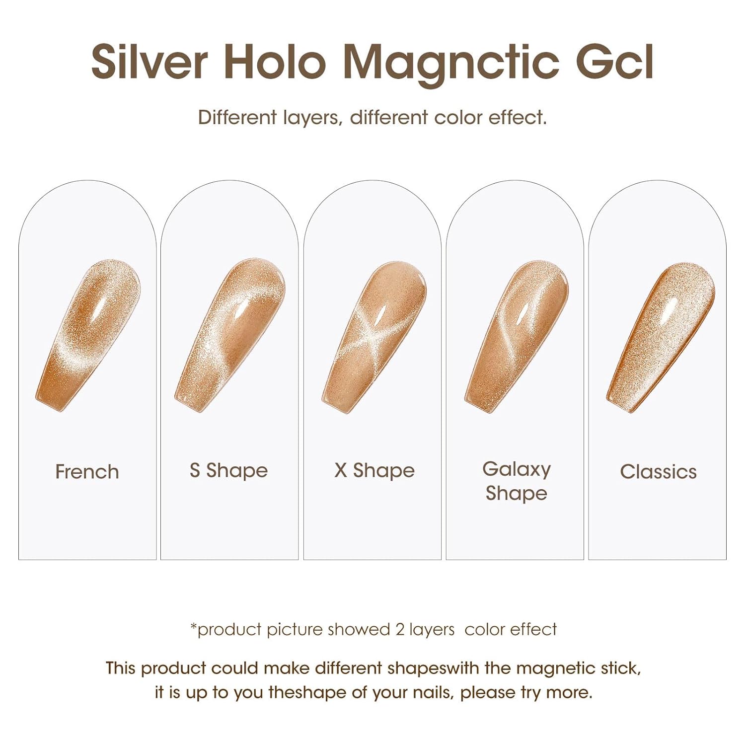 GELLEN 6-Color Cat Eye Gel Nail Polish Kit with Magnet, 10ml Bottles, Salon Quality - Image 4