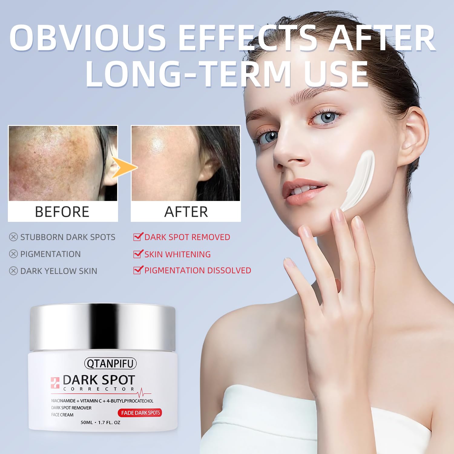 Vitamin C Dark Spot Remover Serum for Face and Body, 1 oz for Uneven Skin Tone - Image 3