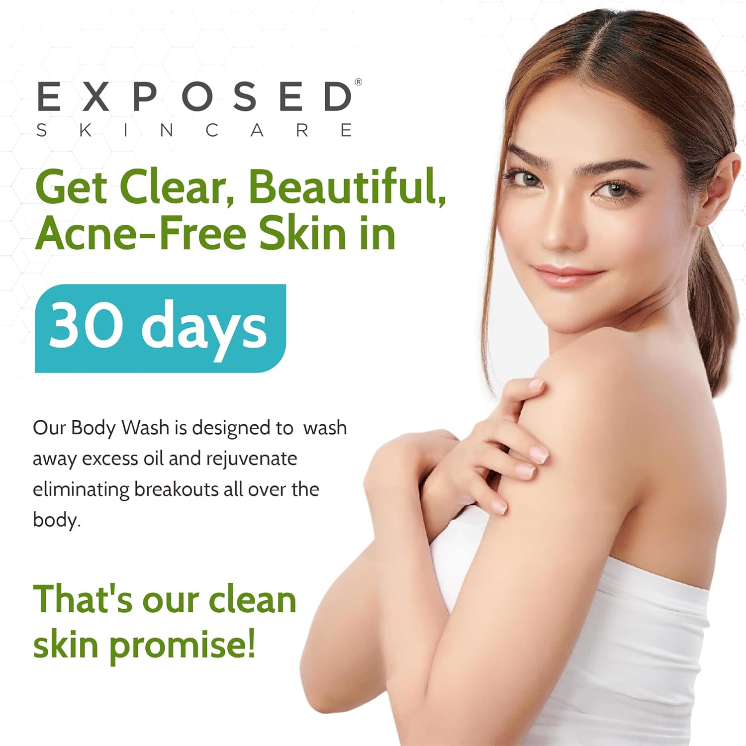 Exposed Skin Care Body Wash for Back and Body Acne with Salicylic Acid and Tea Tree Oil, 12 fl oz - Image 9