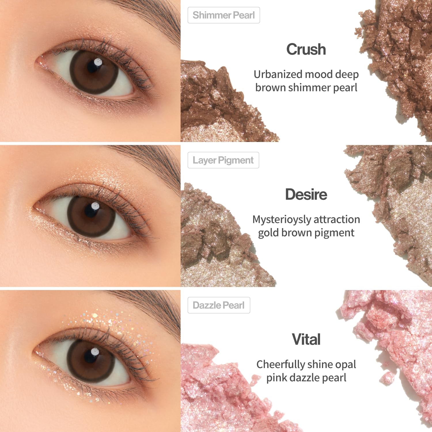 UNLEASHIA Glitterpedia Eye Shadow Palette NO1, 12 Shades Shimmer for All Eye Colors - Image 8