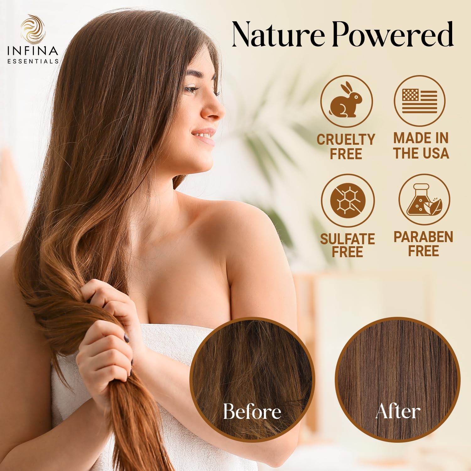 16 fl oz Batana Oil Shampoo and Conditioner Set with Biotin and Tea Tree Oil for Hair Growth - Image 2