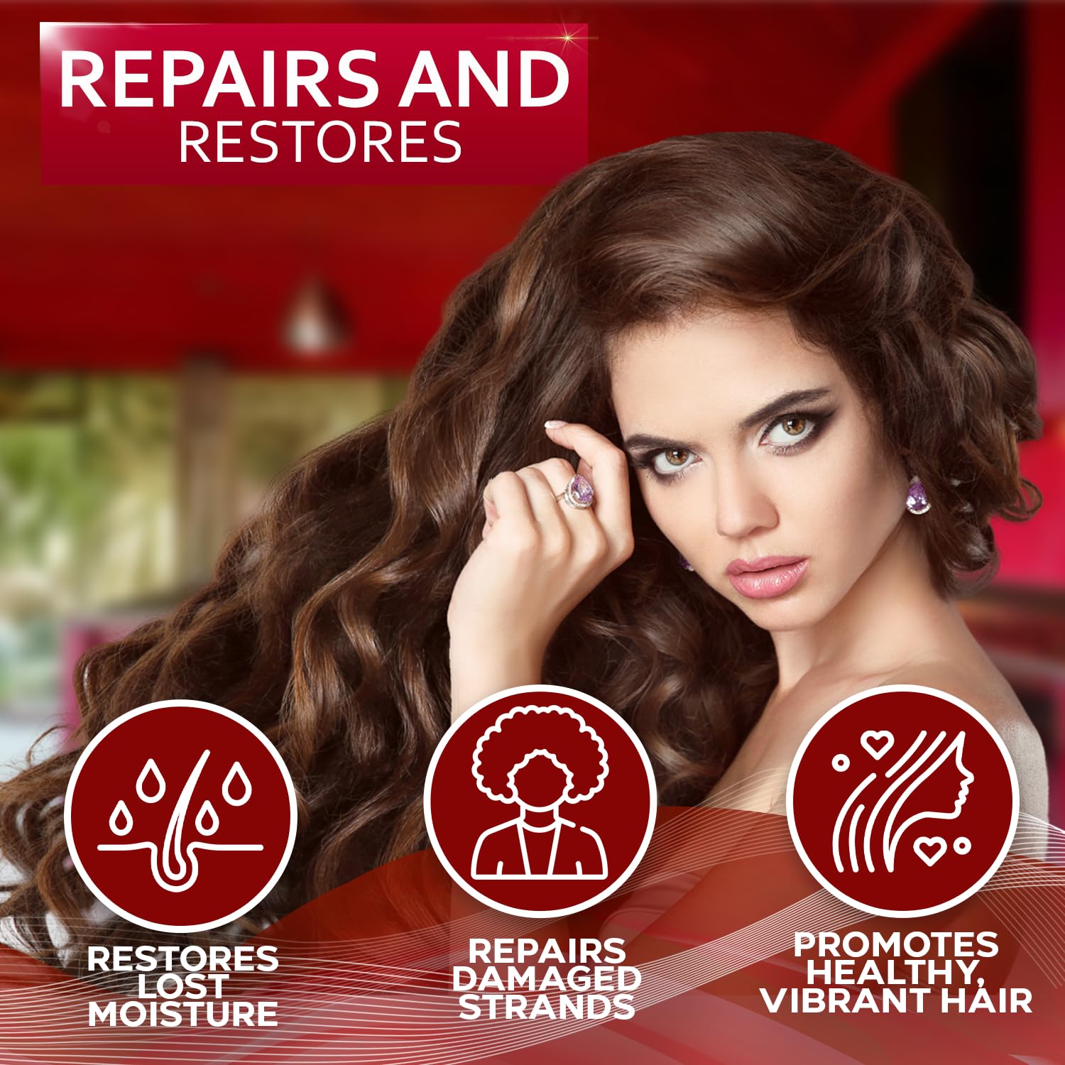 Curly Hair Leave-in Conditioner 8 oz Frizz Control Moisturizer All Hair Types - Image 3