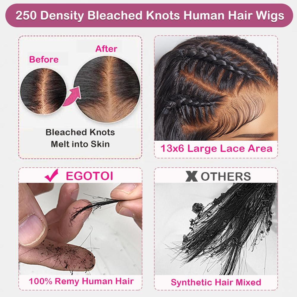 Deep Wave 28 Inch 250% Density HD Lace Front Wig Pre Plucked - Image 5
