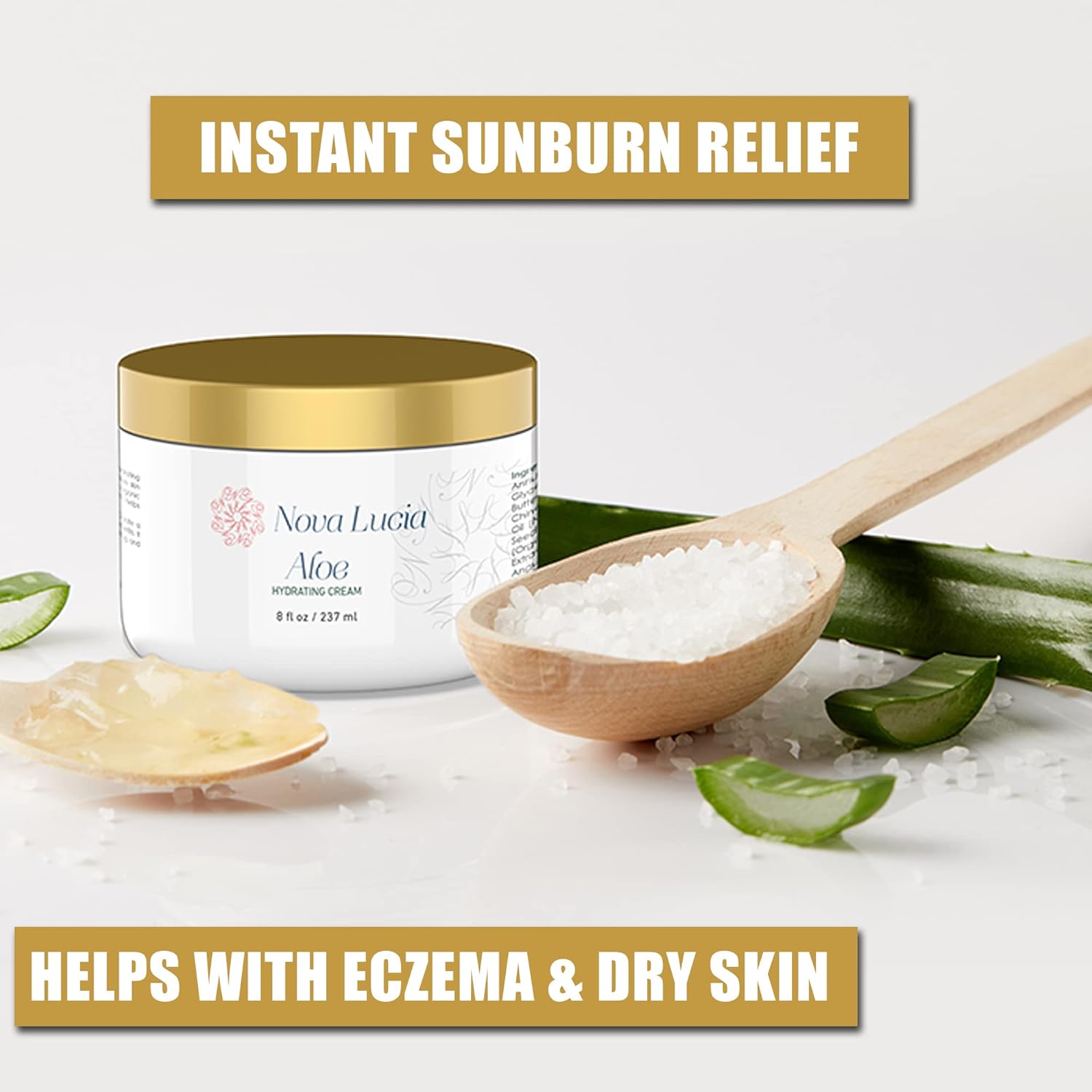 Hawaiian 8 oz Aloe Vera Moisturizer for Sunburn Relief and Anti-Wrinkle Care - Image 4