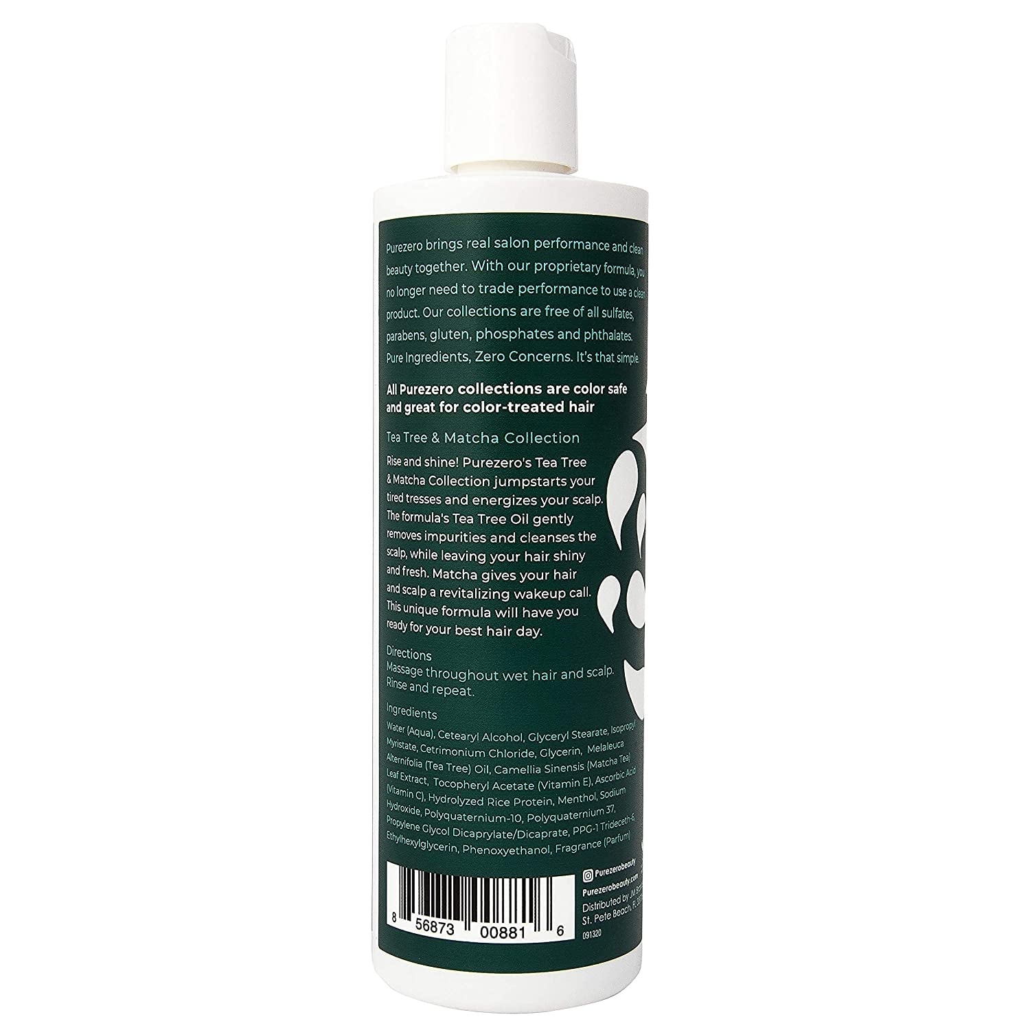 Purezero 20 oz Tea Tree Matcha Shampoo Conditioner Set Nourishing Scalp Treatment - Image 8