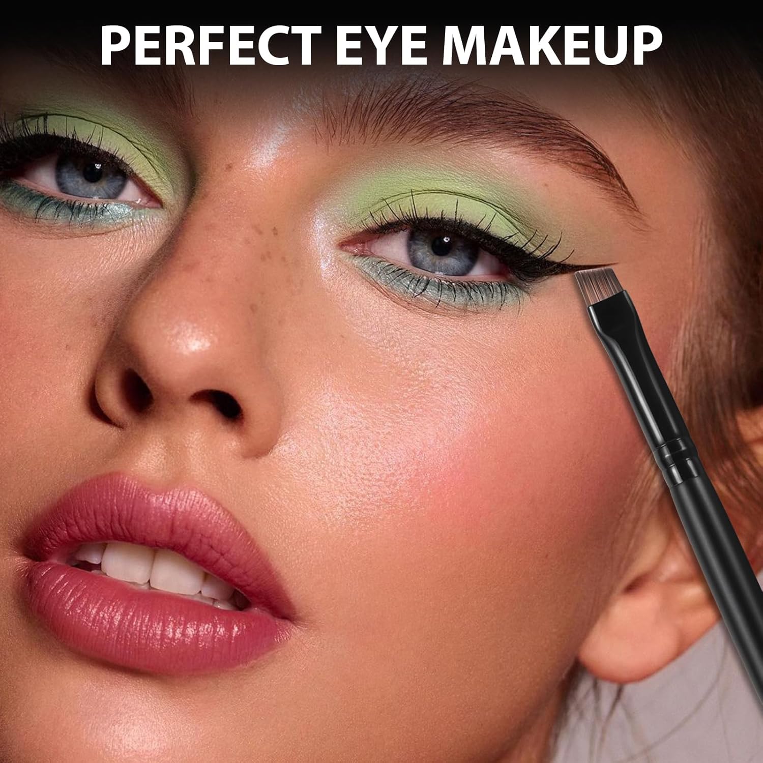 Ultra-Fine Tip Precision Eyeliner Brush Durable Synthetic Bristles for Sharp Lines and Smoky Effects - Image 8