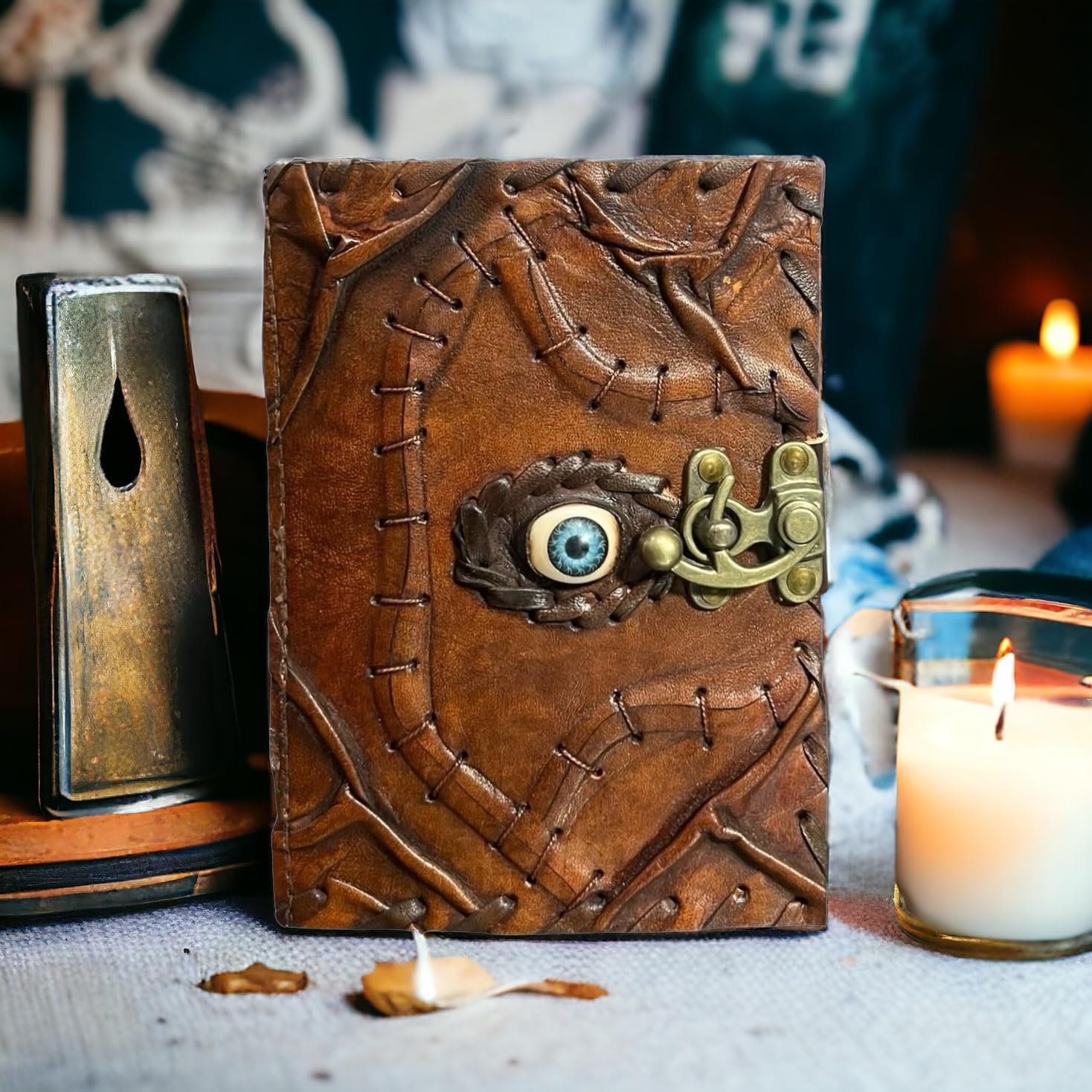 Hocus Pocus Authentic Book of Spells with Lock Halloween Decor Witchy Gifts - Image 8