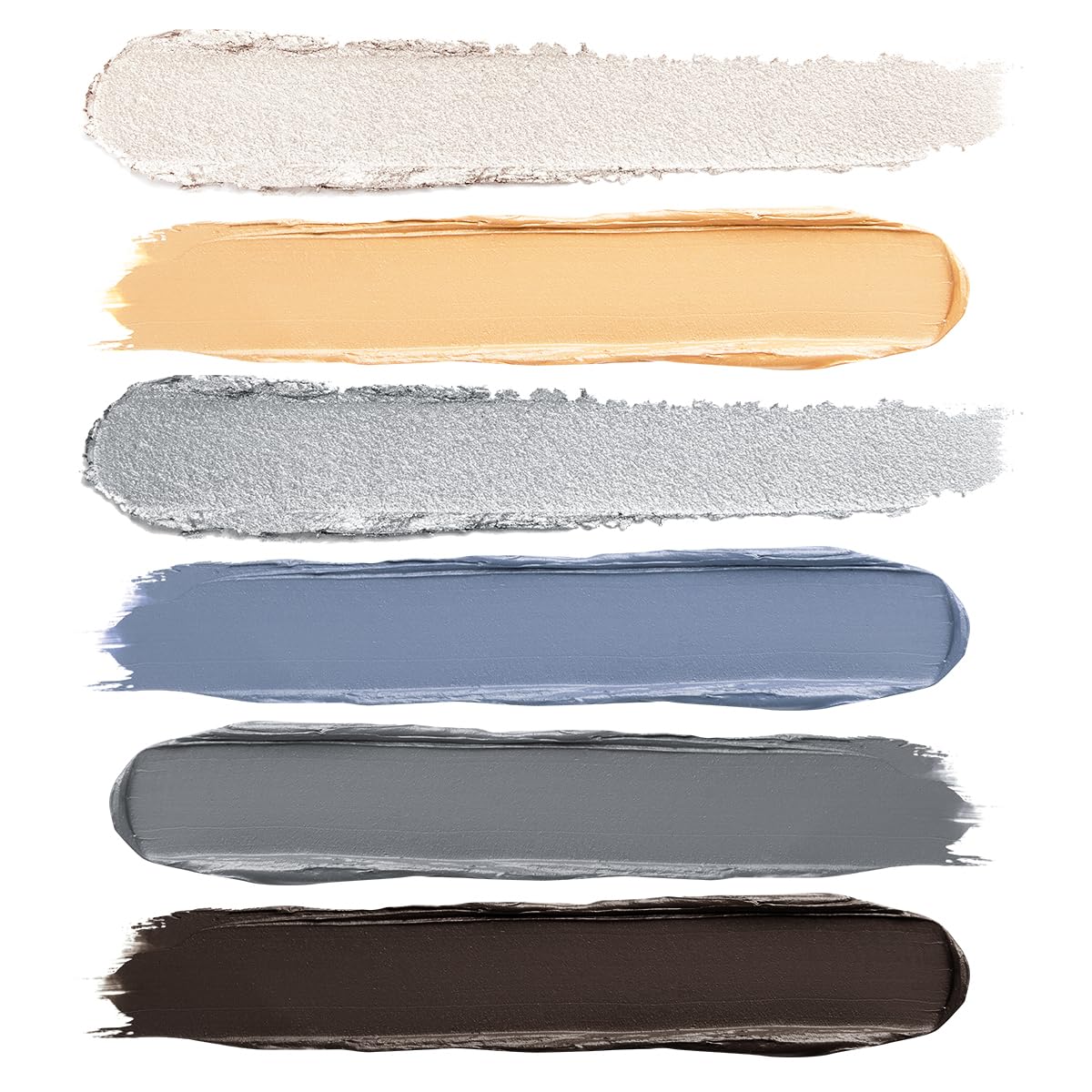6PCS Neutral Cream Eyeshadow Stick Set Metallic Shimmer Matte Finish - Image 2