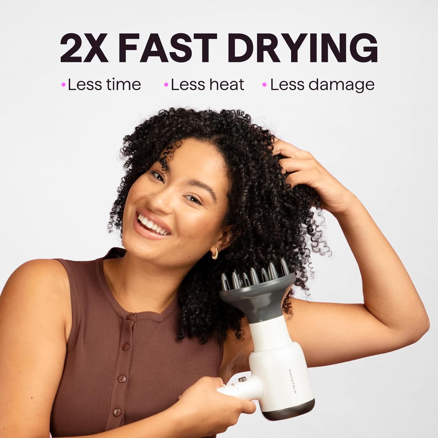 Wavytalk Ionic Hair Blow Dryer with Diffuser and 5 in 1 Curling Iron Set - Image 2