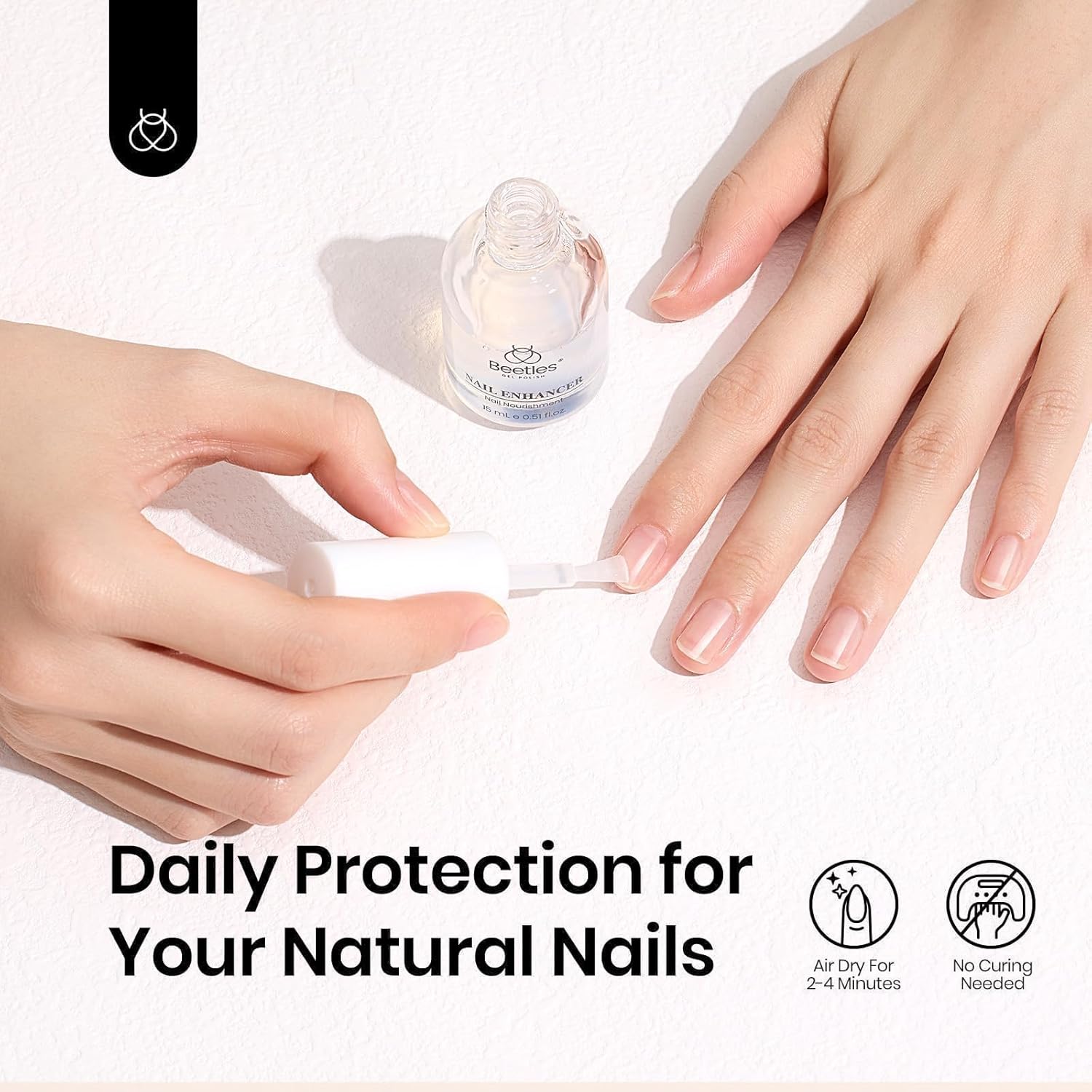 Beetles 0.5 Fl Oz Extra Strong Nail Hardener for Damaged Nails and Growth - Image 5