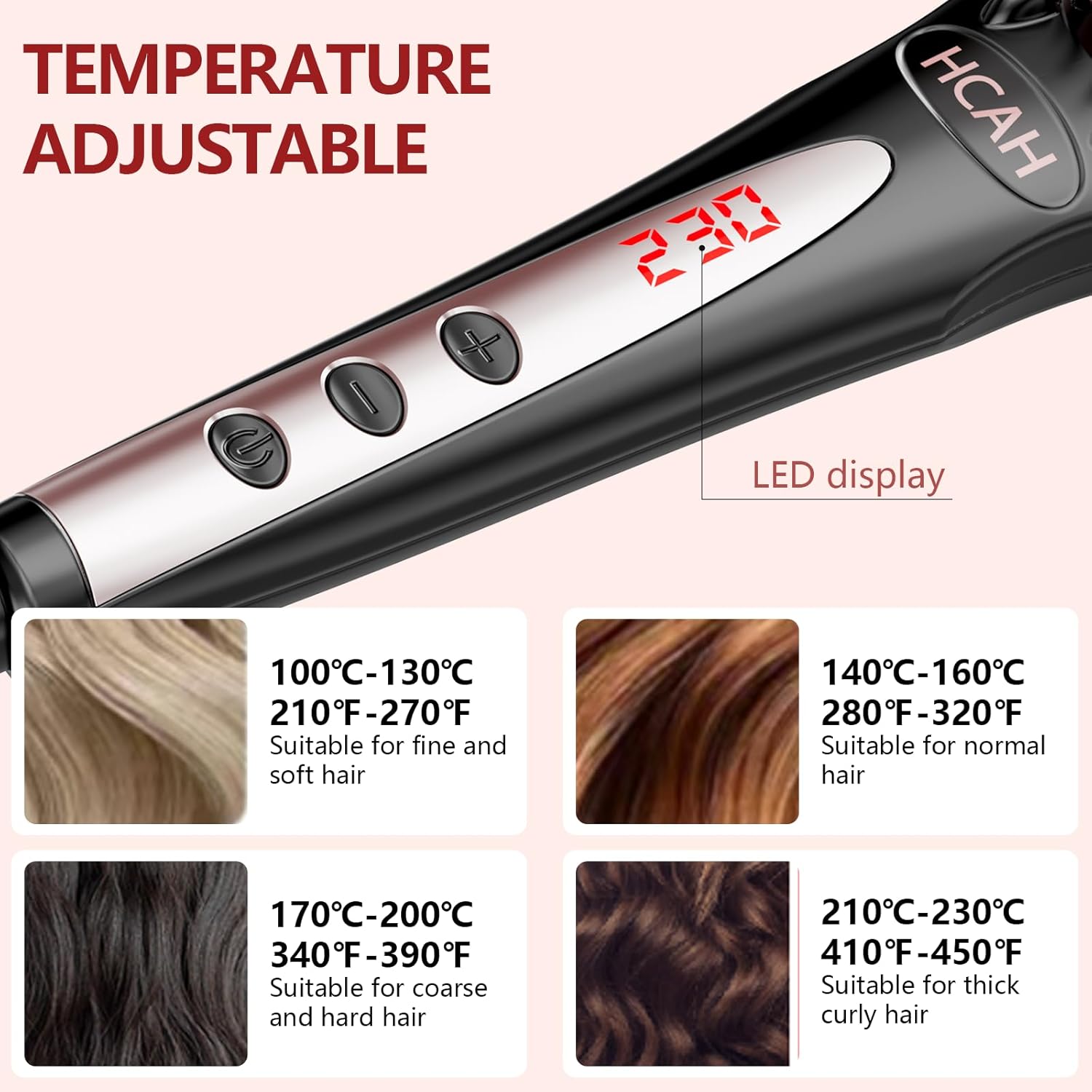 Ionic Hair Straightener Brush for Women, Anti-Scald, Travel Size, Auto-Off, Glove Included - Image 5