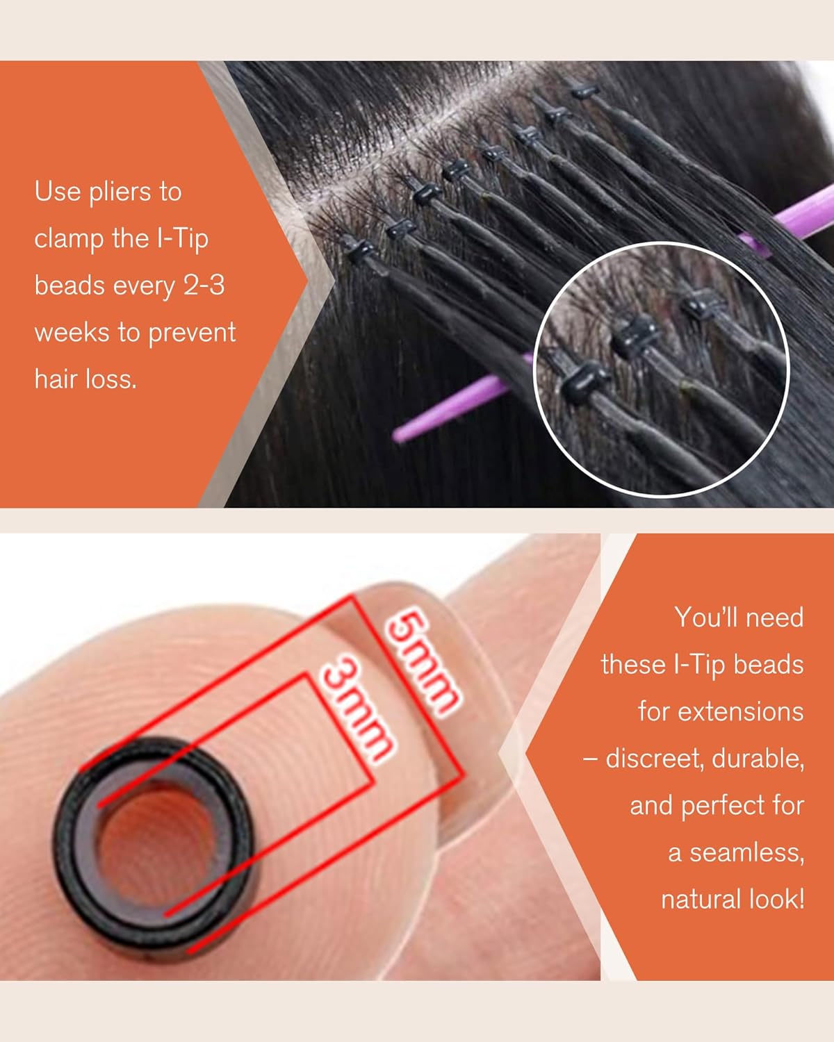 Sunny Hair 20 Inch Dark Brown I Tip Remy Human Hair Extensions 50g - Image 6