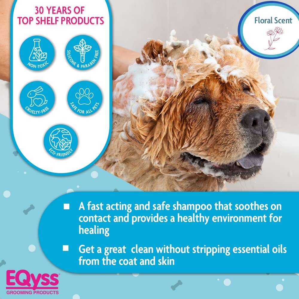 EQyss Micro-Tek Soothing & Itch-Stopping Pet Shampoo for Cats and Dogs 128 oz - Image 4